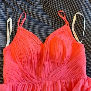 Azazie watermelon A10 unaltered dress